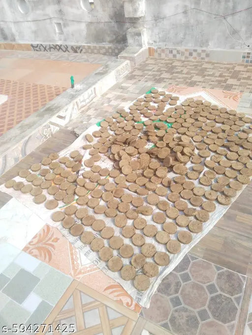 Cow Dung Cakes for Pooja & Havan – 51 Pcs | Organi Upale for garden| Eco-Friendly"