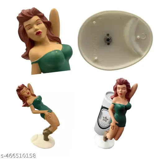 Green Doll Cans Holders And Doll Showpiece