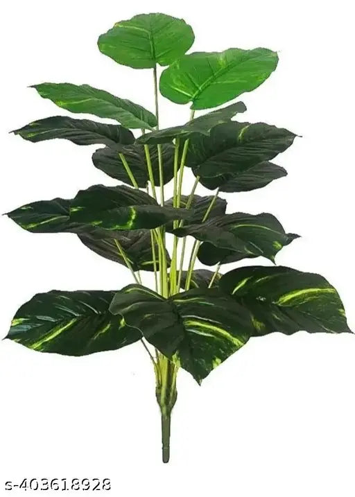 VANSHIKA CREATION Artificial Flower Real Aresa Palm Maniplant 12 Leeves Without Pot Plant 45cm green Tree  Home Decoration  Office Decoration  Balcony Decoration  Restorent Decor ideas And wadding decoration Items