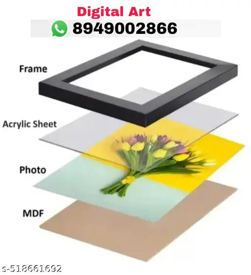 Personalized 6x8 Inch Couple Photo Frame | Custom Printed MDF Table & Desk Frame Gift for Anniversary, Wedding & Birthday