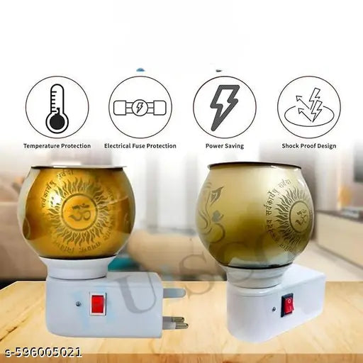 Spiritual LED Night Lamp with Ganesh & Om Symbol