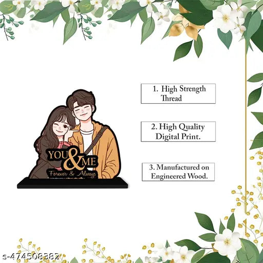 valentine gifts couple Anniversary Gift for Couple Special howpiece with Crystal Figurine, Gift for Girlfriend, Boyfriend, Husband, Home Décor