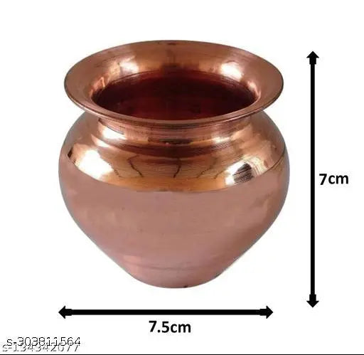 small Pure Copper Kalash Lota (small , 2.5 inch)