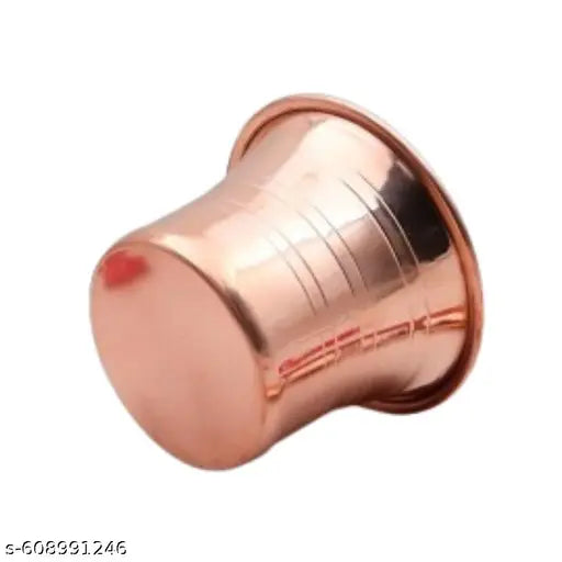 Copper Panchapatra for Puja | Traditional Copper Kalash Puja Lota for Daily Rituals & Temple Use