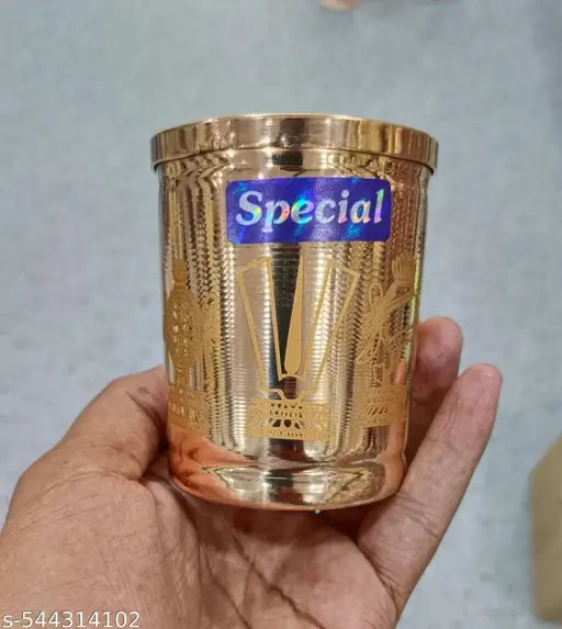 Pure Copper Lakshmi kuncham/ kubera kuncham 1 piece (4 inch)