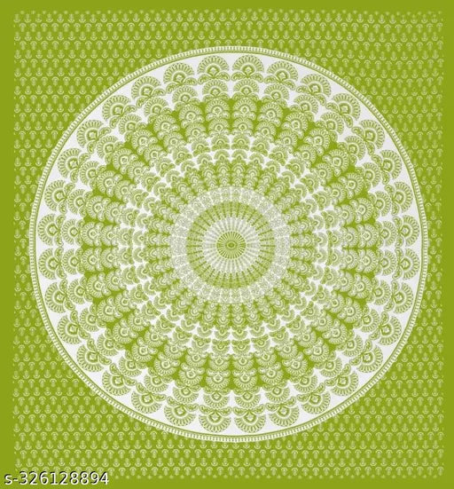 Jaipuri Pure Cotton Double Queen Bedsheet With 2 Pillow Covers