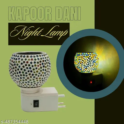 Ceramic Multipurpose Incense Aroma Dhoop Karpur Kapoor Dani Camphor Burner Diffuser Machine Stand Electrical Night Lamp For Home,Office (Camphor Tablet Not Included)