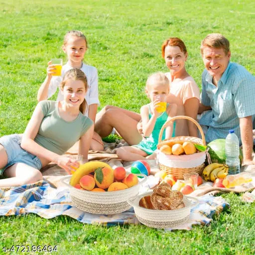 Storage Organizer, Basket Set Of 3 Pics