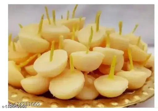 Ghee Diya Batti | Handmade Ghee Diya Batti,Jyot Batti for Pooja Aarti and Special Occasions, Cow Ghee Diya Batti, Premium Quality Ghee Wicks - 100 Pcs