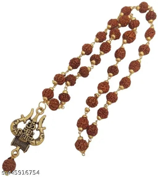 God Lord Shiva Mahadev Mahakaal Locket Pendant With Mala For Women's Model_Number_AQ0Z61