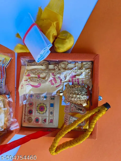 Shri Baglamukhi Kavach Yantra Box | for Goddess Baglamukhi Pujan (1 Pc) Remove Negative Energy Bring Happiness, wealth in Life