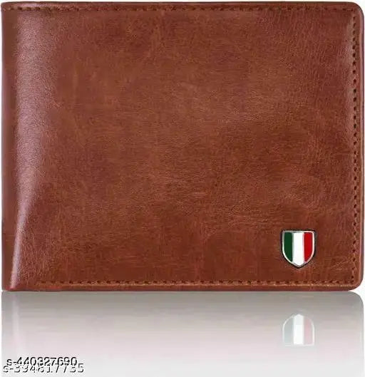 ITALI Men in Brown Artificial Leather Wallet 3 Card Slots