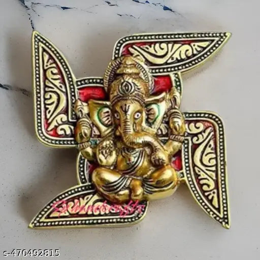 Swastik ganesh wall hanging design01