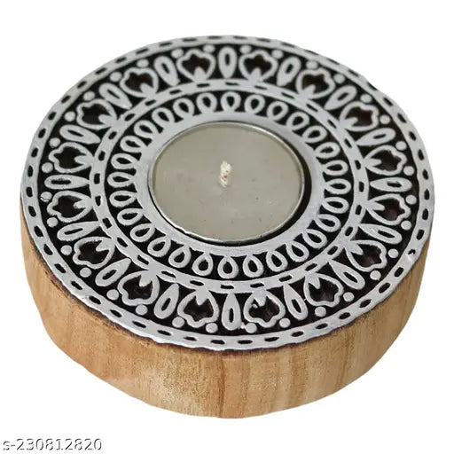 Wooden Hand Design Tea Light Candle Holder Stand Handmade Wooden Blo Diwali Handicraft Decoration Items Candle Holder Set Stand Wooden tea light holders,Rustic tea light candles,Handcrafted wooden candle holders,Natural wood candle holders,Wood candle sco