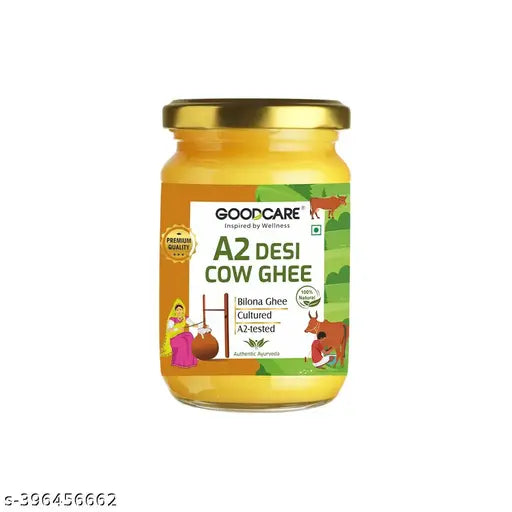 GOODCARE Pure Indian A2 Gir Cow Desi Bilona Ghee |Curd-Churned |Pure, Natural & Healthy | Lab Tested -500ml