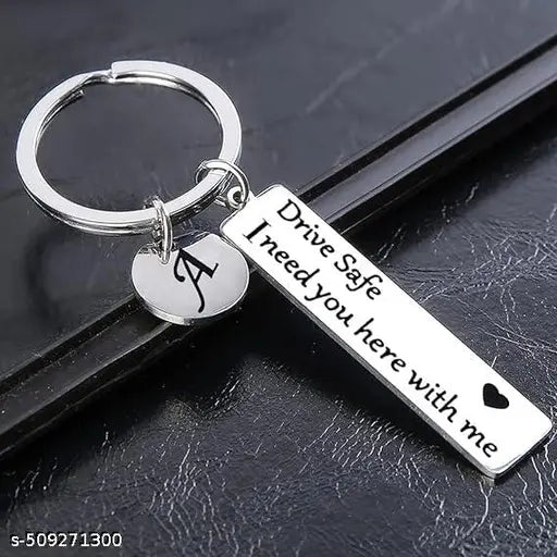 Drive safe keychain for boyfriend I love  keychains I need here with me key rings