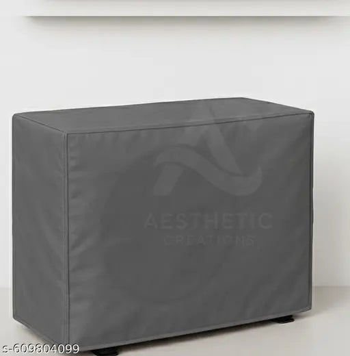 Aesthetik Creations Premium Split AC Cover (1.5 Ton & 2 Ton) — Plain, Heavy-Duty Medi Fabric — Indoor & Outdoor Dustproof | Rustproof | Scratch-Resistant | Waterproof | Washable