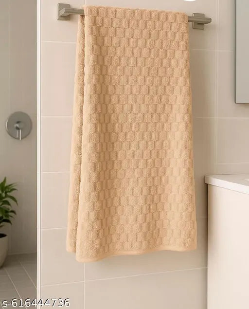 Microfiber Towels for Bath Large Size-Super Soft Coral Fleece Bathing Towel Hook Quick Dry Super Absorbent-Bath Towel for Men and Women-70x140 cm, Pack of 2