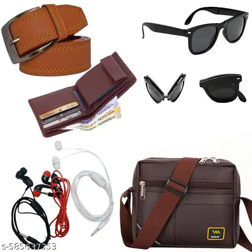 Latest trendy wholesale rate stock offer Buy formal causal belt get wallets folding sunglass hand bag free