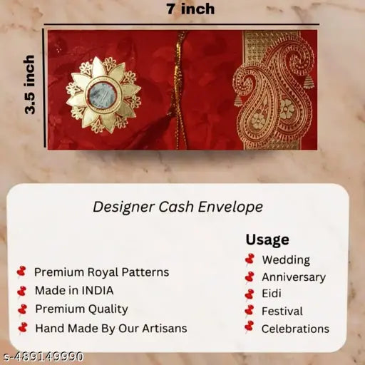 Vibrant 1rs coin Multicolor Festival Envelopes (Pack of 50) | Premium Quality for Puja, Weddings, Diwali, Eid & Special Occasions"