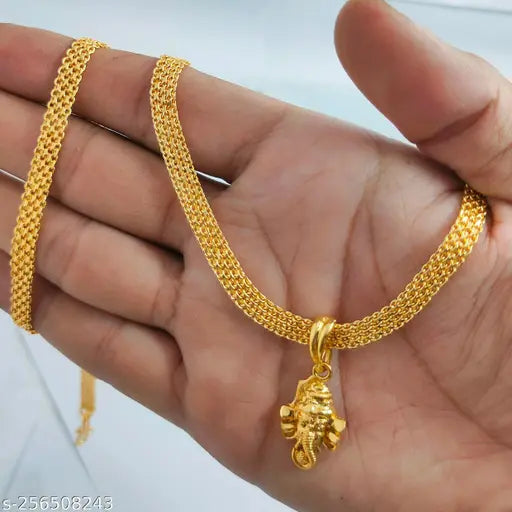 gold plated chain with   pendant for men