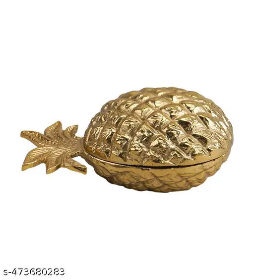 Gold Plated Pineapple Candle Holder – Perfect for Fragrance Candles in Aluminum Casting : Pineapple Shaped Candle Holder \ Aluminum Casting Candle Holder \ Fragrance Candle Holder \ Luxury Candle Holder