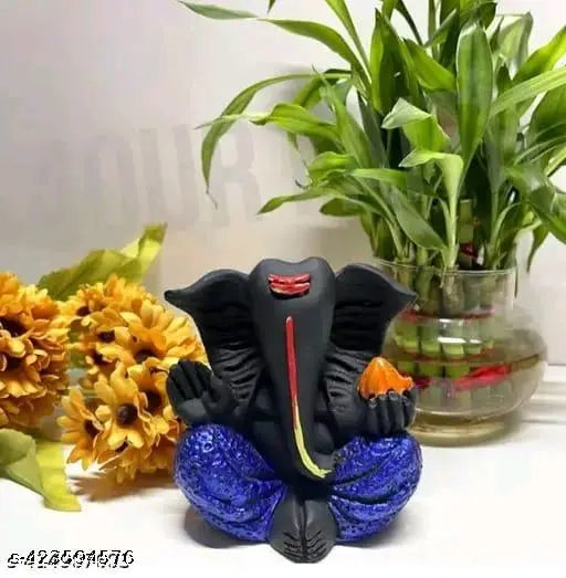 GV Ganesha Statue For Home Temple Decoration I Ganesha Idol For Car Dashboard I Ganesha Statue I Ganesha Ji Murti I Ganesha Idol I Ganesha Chaturthi Decoration