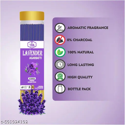 VRK Agarbatti  Divine Agarbatti Gift Set – Pack of 4 Rose, Jasmine, Lavender & Heritage | Ideal for Puja, Festivals & Meditation  | 400Gm (100gm,Set Of 4)