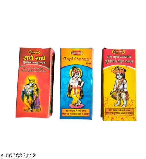 Combo 3 Mix Chandan Red Yellow White Stick Chandan Pack Of 3