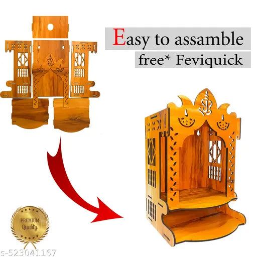 Home Temple for worship shop tample  Wooden Home Temple,Pooja Mandir Crafted Elegance For Your Spiritual Space Like Home, Office , Pooja mandir
