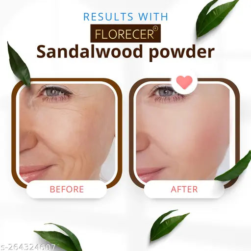 Florecer Sandalwood Powder | Sandalwood Powder For Face Pack| Sandalwood Powder For Face | Sandalwood Powder For Skin | All Skin Types | Organic | Chandan Powder | Chandan Powder For Face Pack-100 Grams