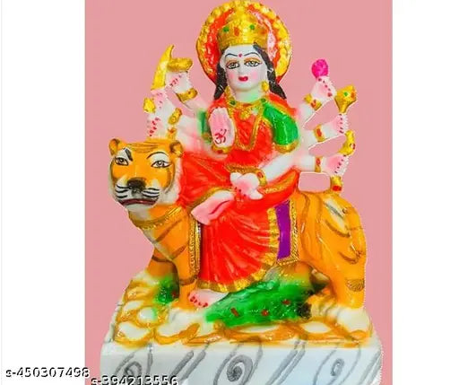 Goddess Durga Mata for Car Dashboard | Mandir Pooja Murti | Navratri | Temple Puja | Home Decor | Office Showpiece Diwali Gifts