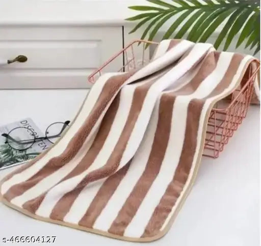 BROWN COLOUR  SOFT TOWEL LUXURY PACK OF 1 FOR DAILY USE BEACH BATH HAIR SPORTS  KIDS