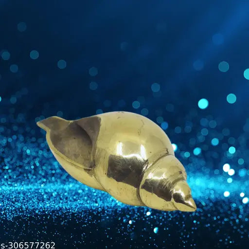 Polished Brass Sankh for Meditation and Yoga