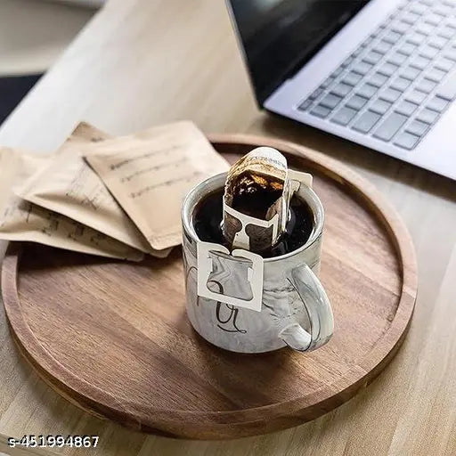 Wooden serving tray for breakfast lunch and dinner