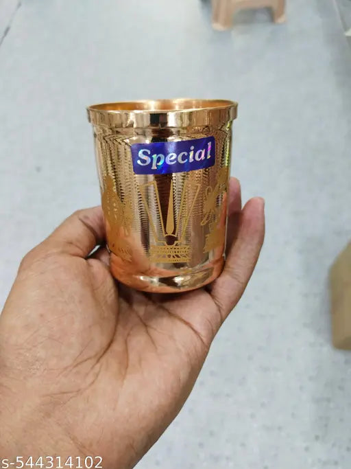 Pure Copper Lakshmi kuncham/ kubera kuncham 1 piece (4 inch)