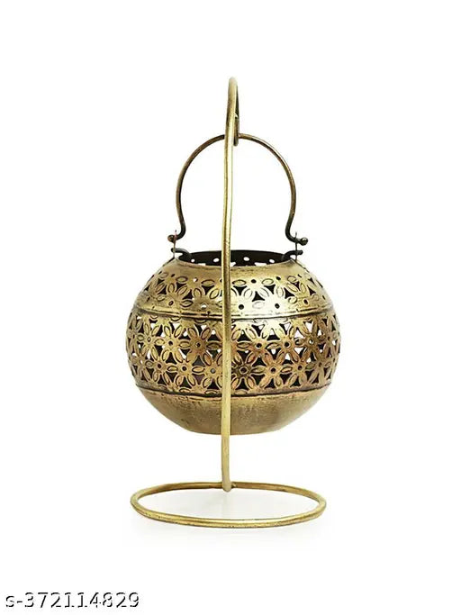 Antique Gold Kapoor Dani With Stand