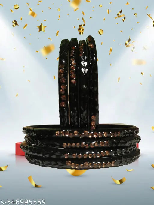 # black metal  Bangles Set For Bridal Woman and Girls | Dulhan Bangles Set For Wedding | Stylish Black metal  Bangles| suhagan ki chudiya .