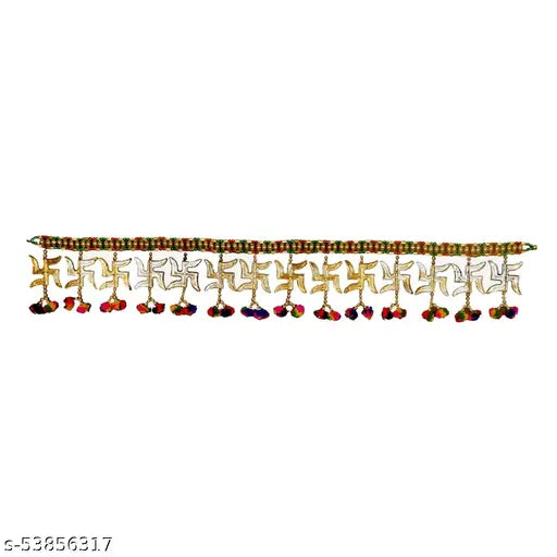 Ecommall Toran for Main Door torans toranalu, gate ki bandarwal, door hanging Mandir, Entrance Door toran decoration (3 Ft, 36" Inch.)