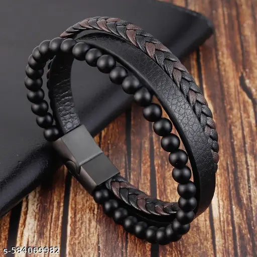 leather bracelet for men| leather bracelets| men bracelet| men bracelet black| boys bracelet| boys bracelet hand