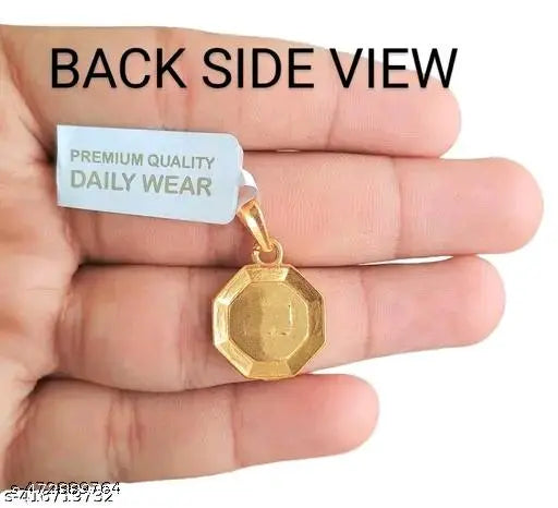 OM LOCKET WITH MICRO GOLD PLATED
