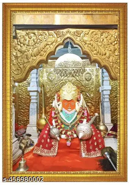 bageswar baba, bageswar dham, bageswar sarkar, pandit dhirendra shastri photo frame, bageswar baba photo frame, bageswar baba paintings photo frame, religious photo frame (5x7)