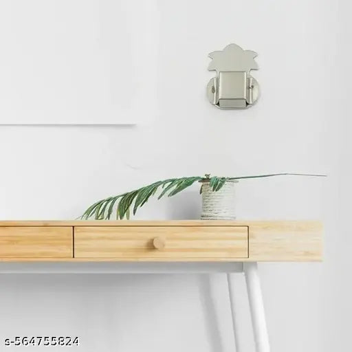 Incense Stick Holder for Home Agarbatti Holder for Wall Mounted Stand Self Adhesive Wall & Pooja Room, Temple, Office Agarbatti Stan Silver Small (Set of 6) (2.5 Inches)