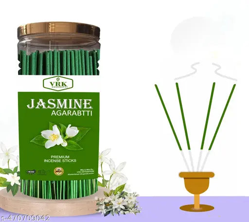 Vrk Agarbatti Jasmine Fragrance Laxury Premium Agarbatti Dhoop Stick / Jasmine Agarbatti / Mogra Agarbatti (400 gm)