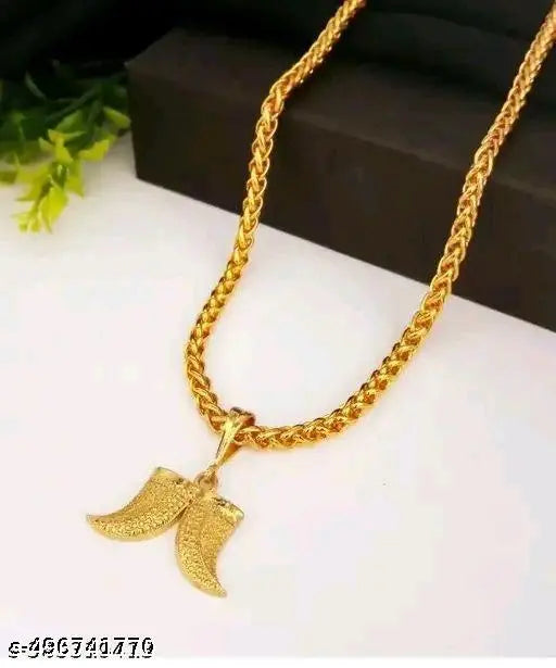 Bhumi09 Gold Plated Chain   For Men / Boys Stylish