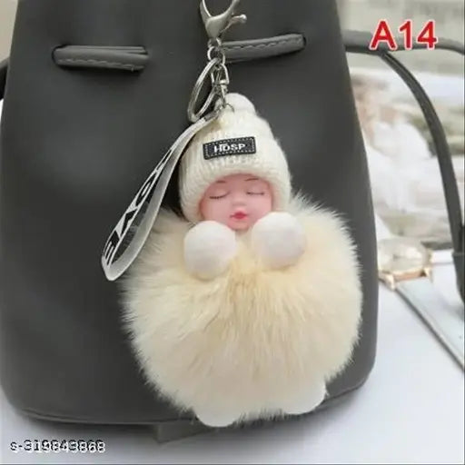 Soft Toys Sleeping Baby Doll Plush Nipple Doll Key Chain Soft To Key Chain