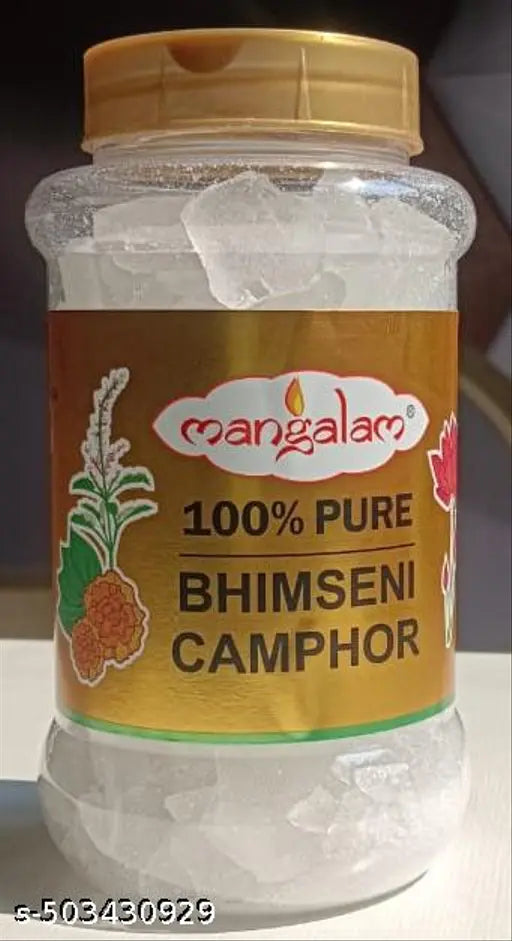 Manglam Bhimseni Camphor (Kapoor) 250g Jar