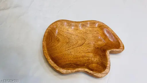 Adeez Gallery Wooden Tray Size 8x6 inch Colour National Brown