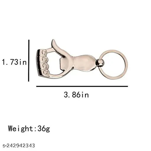 Stealodeal Silver Hand Bottle Opener Key Chain