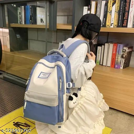 Stylish Large Capacity Backpack Durable Oxford Adjustable Straps Lightweight